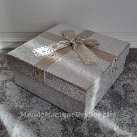 Bougies boîtes cadeaux