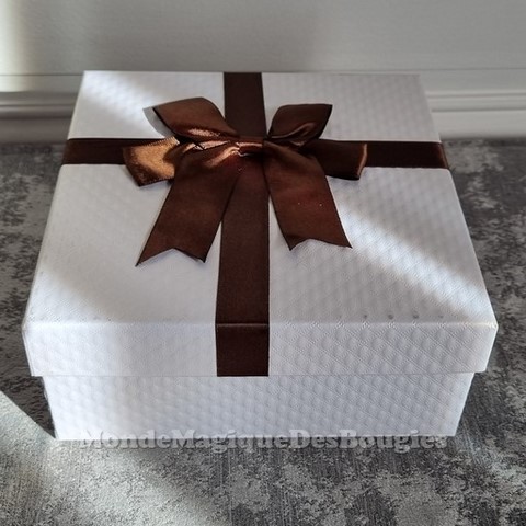 Bougies boîtes cadeaux