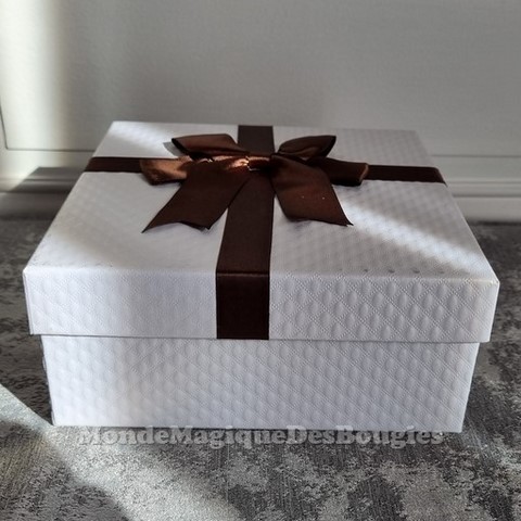 Bougies boîtes cadeaux