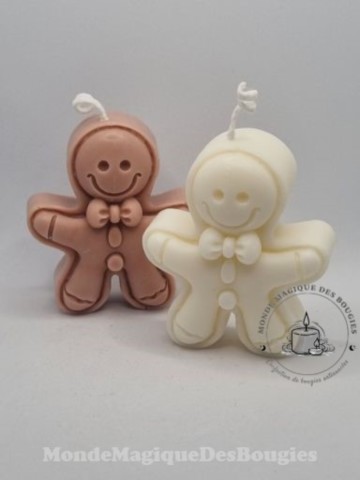 Bougies bonhomme pain d'épices