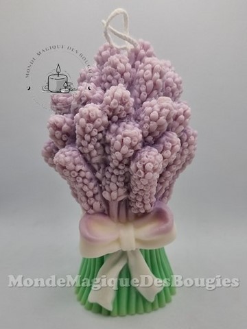 Bougies bouquet lavande