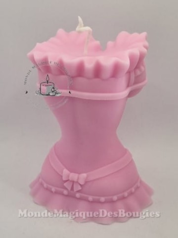 Bougies buste corset