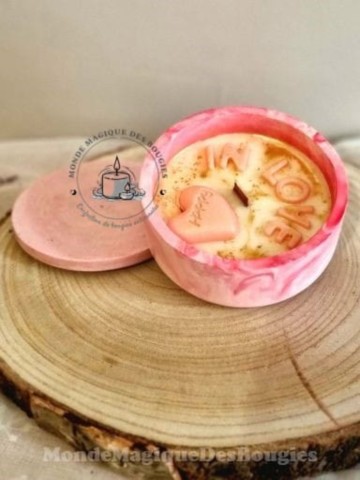 Bougies céramique in love