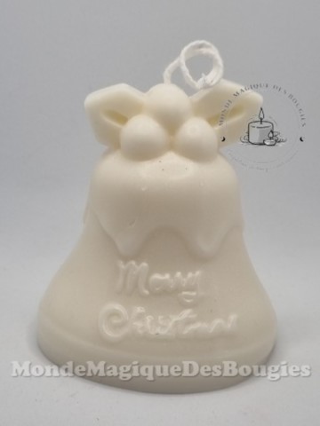 Bougie cloche noel