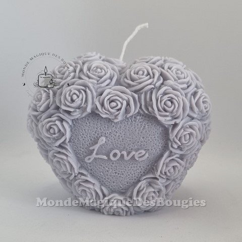Bougies coeur love