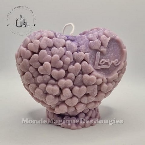 Bougies coeurs