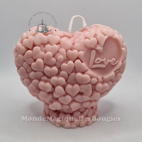 Bougies coeurs