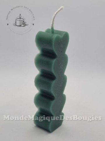 Bougies colonne coeurs