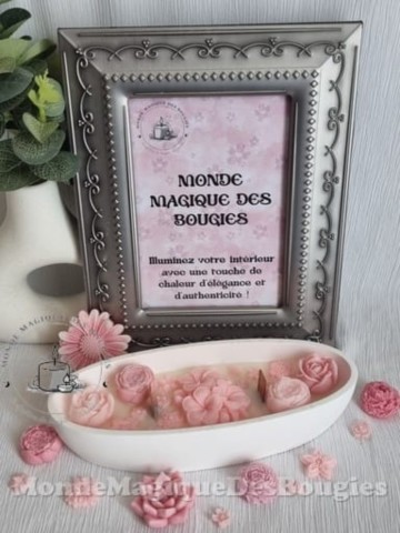 Bougies Coulées Parfumées Contenant Céramique