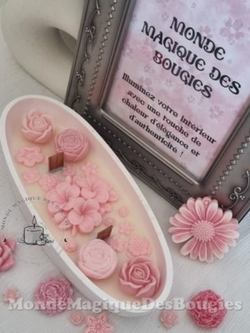 Bougies Coulées Parfumées Contenant Céramique