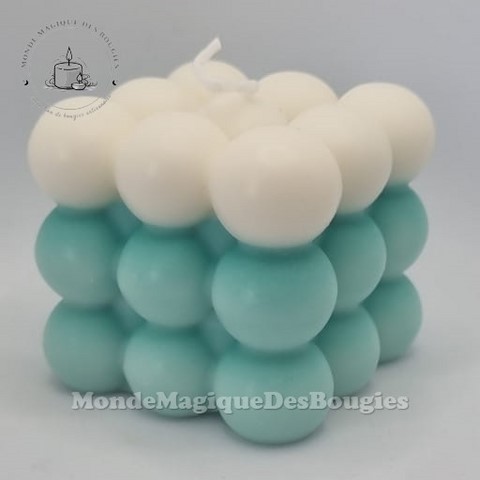 Bougies cube billes