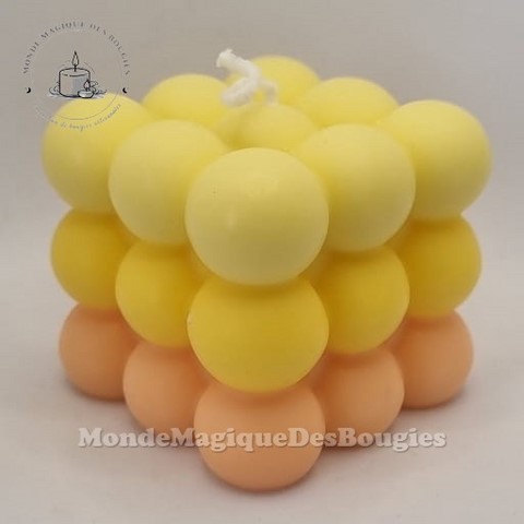 Bougies cube billes