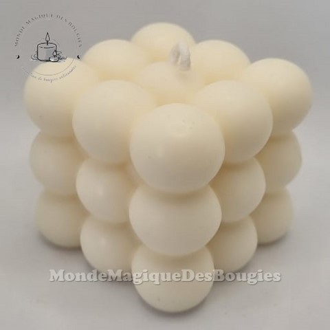 Bougies cube billes