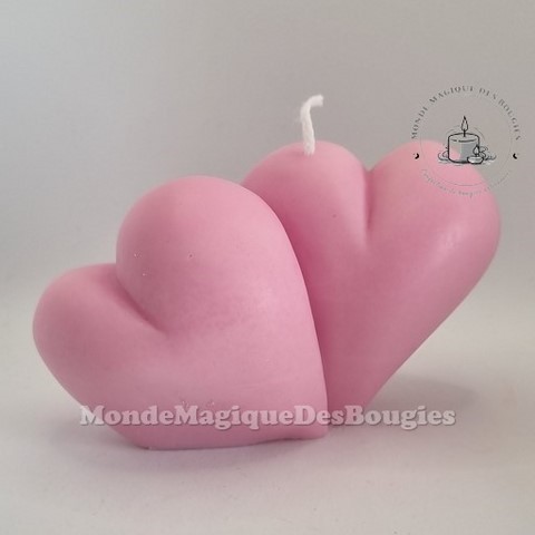 Bougies double coeurs