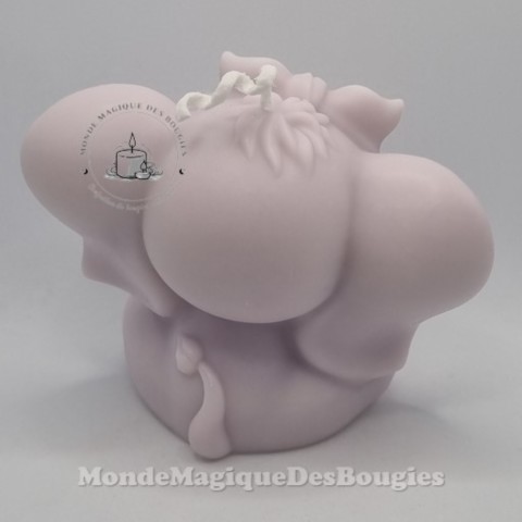Bougie éléphantine chic