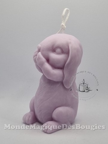 bougie animaux lapin