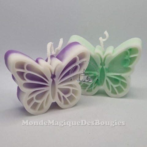 Bougie duo de papillon