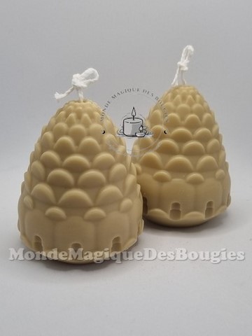 Bougies pomme de pin