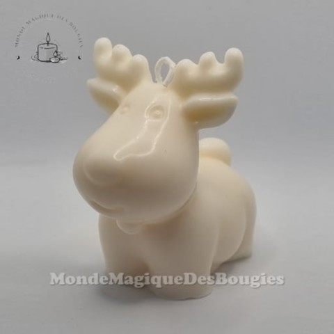 Bougies animaux noel rennes