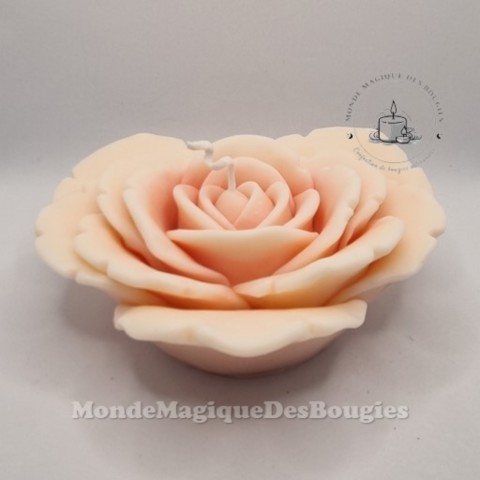 Bougies rose coeur
