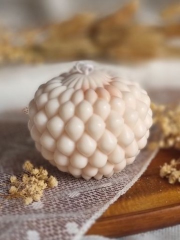 Bougie sphere goutelette
