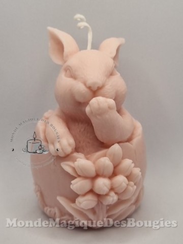 Bougie lapin œuf