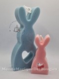 Bougies lapins 2d