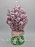 Bougies bouquet lavande