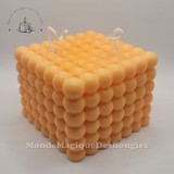 Bougies cube billes xxl