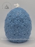 Bougies oeufs fleurs