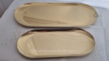 Support Oval Doré bougies